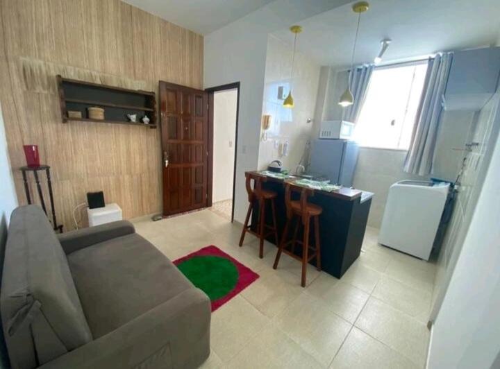 1/4, sala, Farol da Barra. Apartment Salvador Bagian luar foto